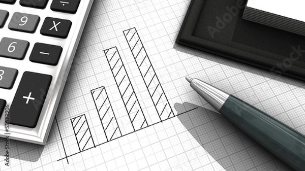 Obraz Business stats