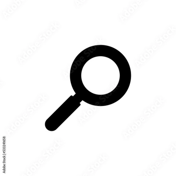 Fototapeta Search icon vector for web and mobile app. search magnifying glass sign and symbol