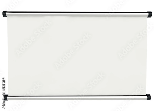 Obraz 3d empty signboard