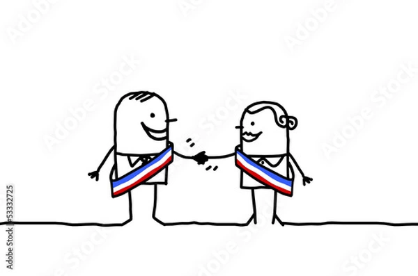 Obraz handshake & parity