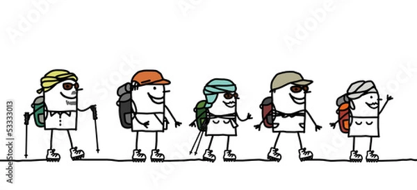 Obraz wędrowcy i pustynia