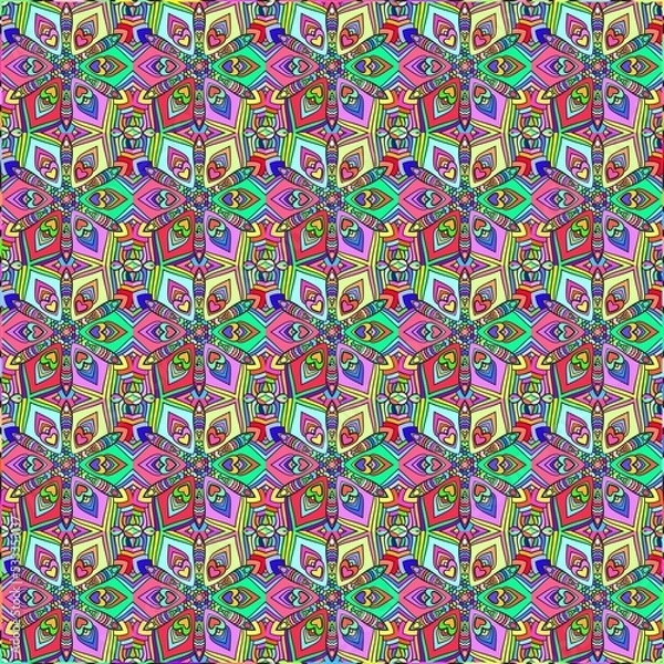 Obraz Illustration ornamental colorful texture pattern 