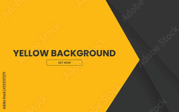 Obraz Elegant luxury black and yellow background