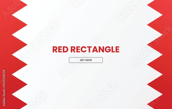 Obraz red and white background