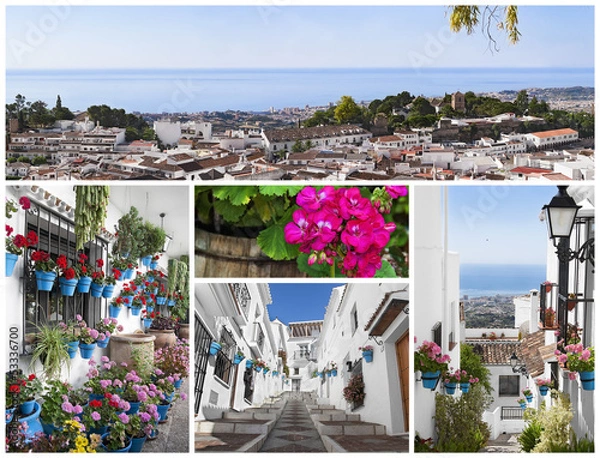 Obraz Miasto Mijas, Costa del Sol, Andaluzja.