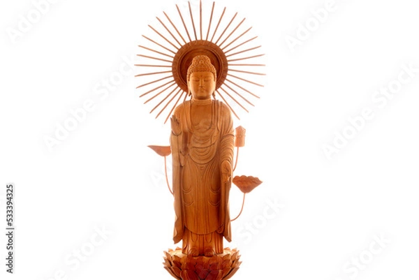 Obraz 日本仏教 浄土真宗大谷派の阿弥陀如来の仏像2