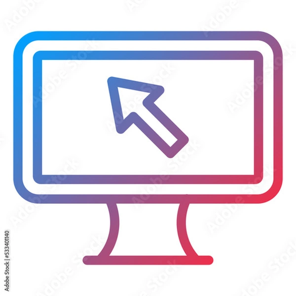 Fototapeta Cursor Icon Style