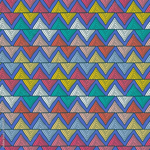 Fototapeta Bright zigzag