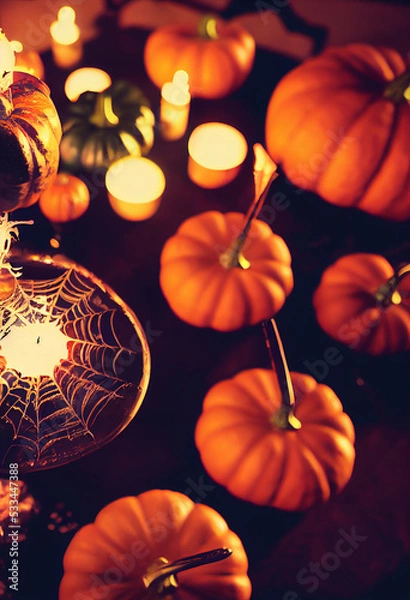 Obraz Halloween pumpkins