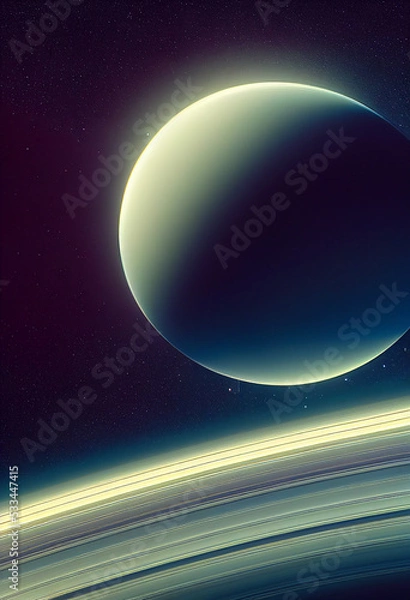 Fototapeta planet in space