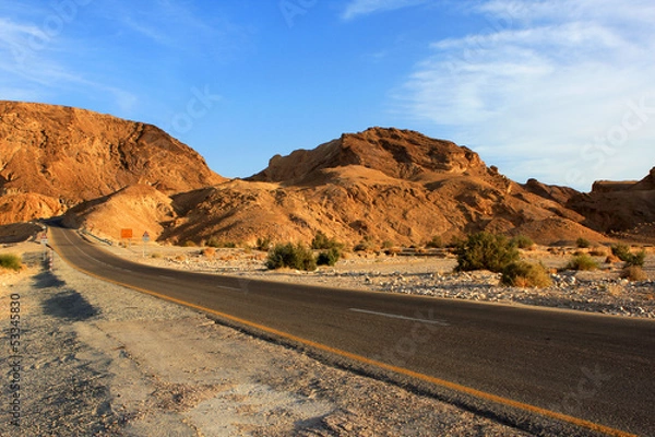 Obraz Road in the desert