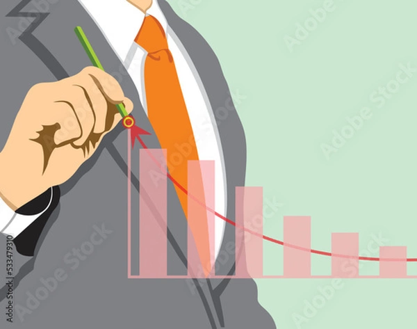 Fototapeta professional person with graph
Target points with good prospects