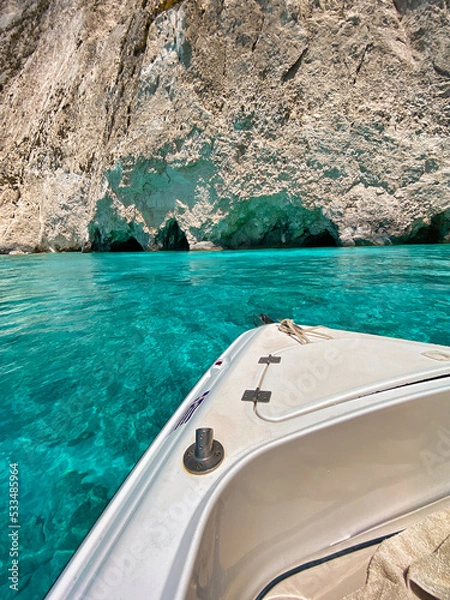 Fototapeta Zakynthos Meer - Bootstour - Yacht - Griechenland
