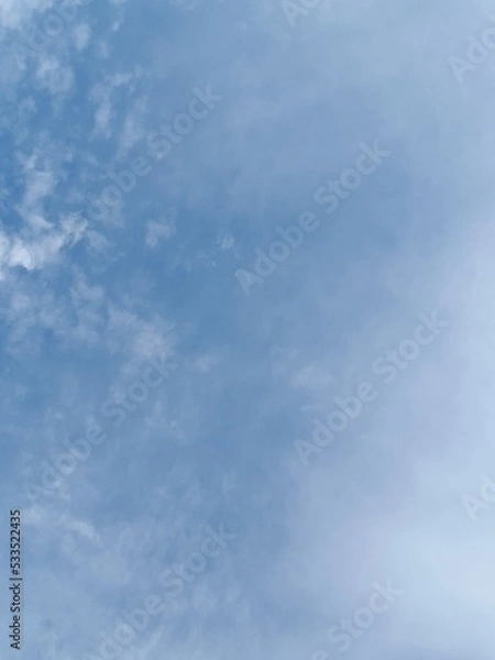 Obraz blue sky with clouds