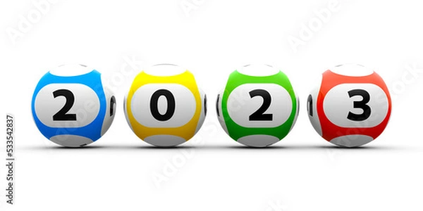 Obraz Lottery balls 2023
