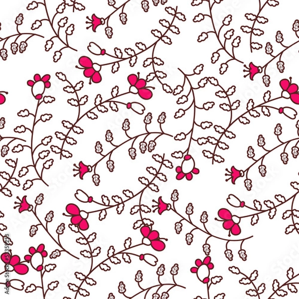 Fototapeta Floral texture