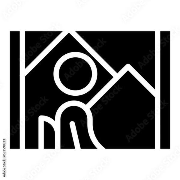 Fototapeta airplane window icon