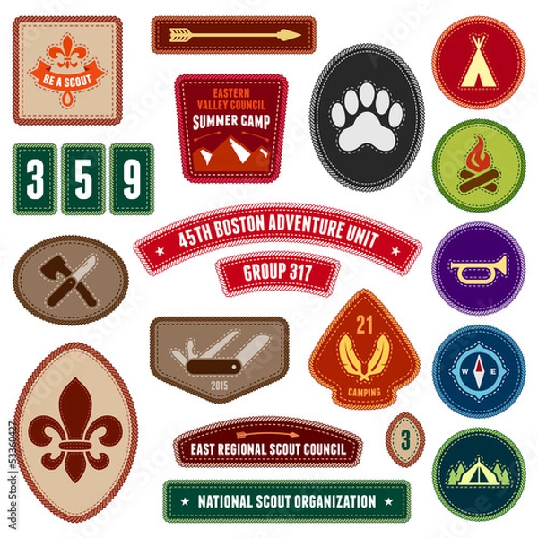Obraz Scouting badges