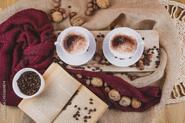 Obraz coffee flatlay