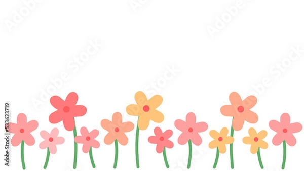 Obraz 꽃일러스트