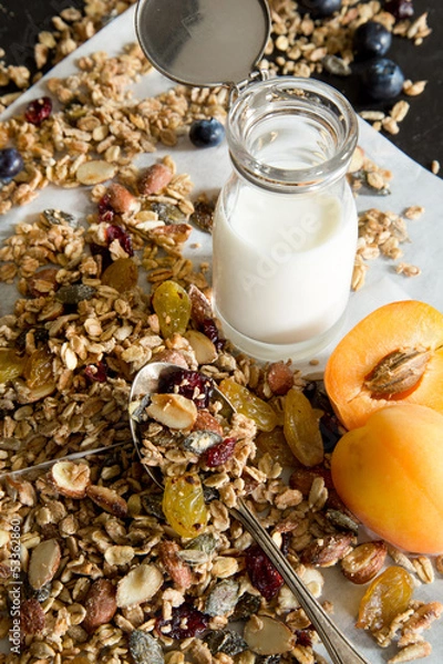 Obraz selbst gemachtes Muesli