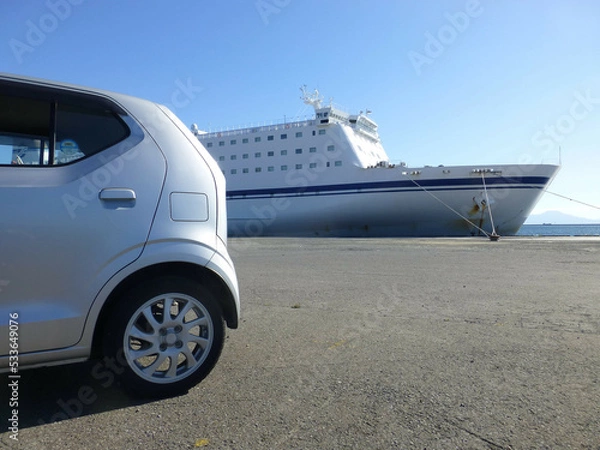 Obraz カーフェリー乗り場