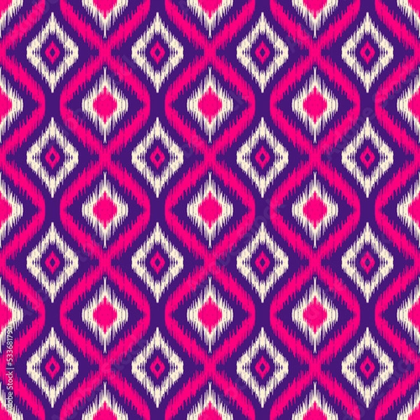 Fototapeta seamless knitted pattern