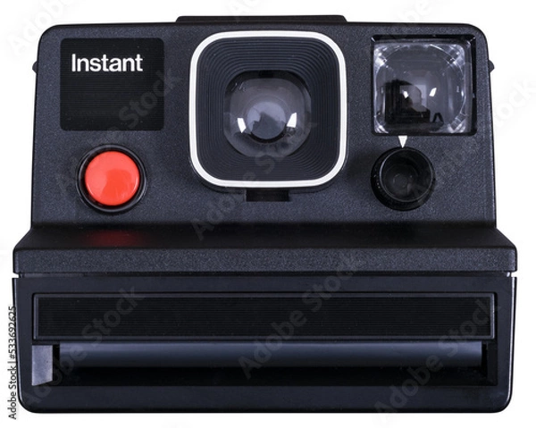 Obraz Instant camera frontview isolated