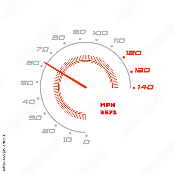 Obraz Speedometer Png Format With Transparent Background