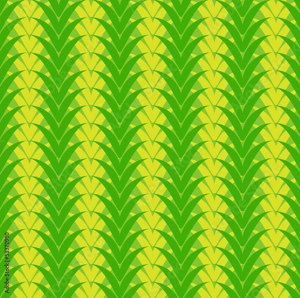 Obraz Seamless pattern with vegetable green.