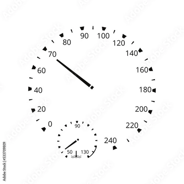 Obraz Speedometer Png Format With Transparent Background