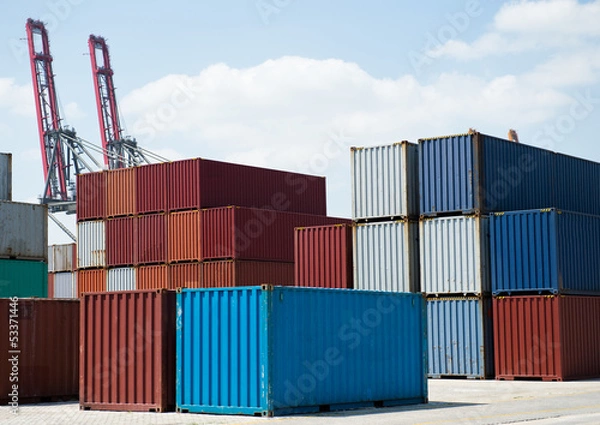 Obraz cargo containers
