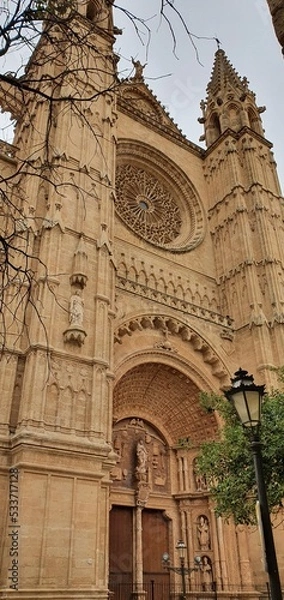 Obraz church of st john the baptist of Palma of Maiorca 