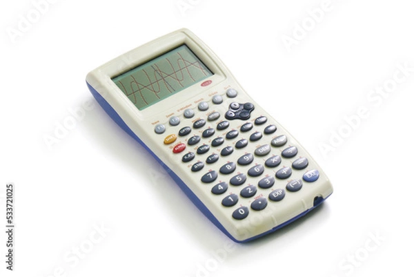 Obraz Advanced graphing calculator showing the graph on the screen
