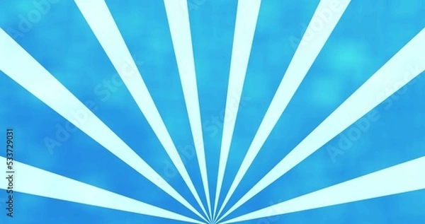 Fototapeta Simple radial rays. Banner in pop art style. sunlight, flash, sunbeam.
