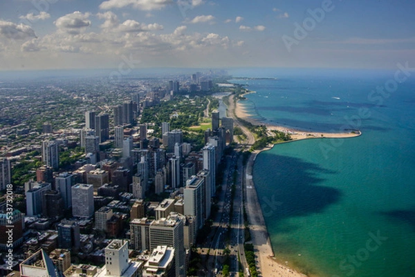 Fototapeta city skyline