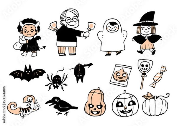 Obraz たのしいハロウィーン