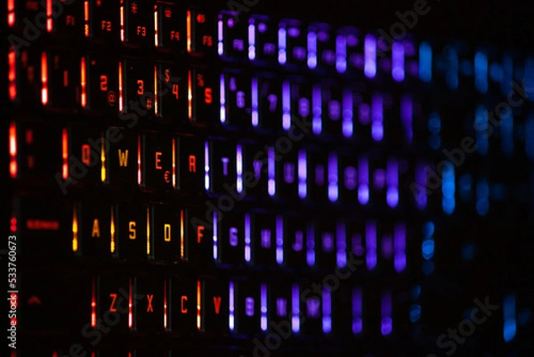 Obraz Teclado retroiluminado