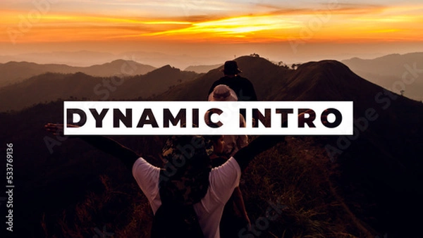 Fototapeta Dynamic Intro Multi Screen Titles