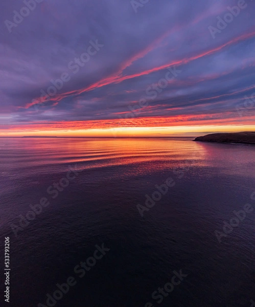 Obraz sunset over the sea
