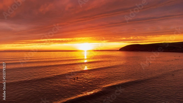 Obraz sunset at the beach