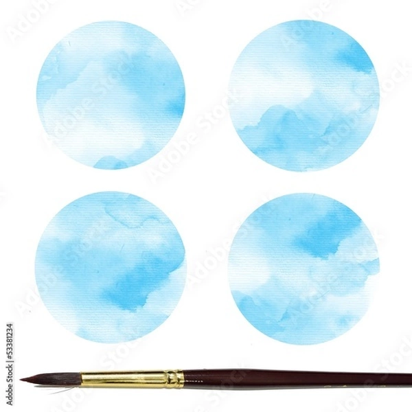 Obraz Abstract water color paint background 