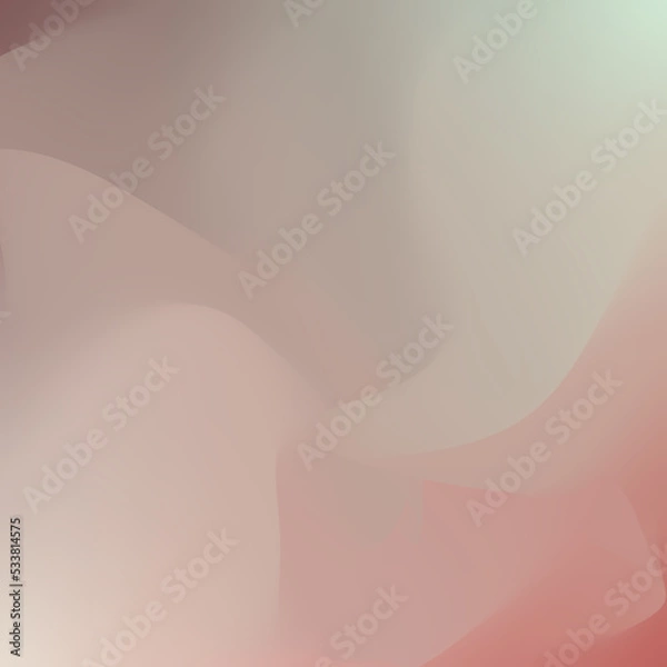 Obraz brown and dark pink gradient blur abstract background with waves