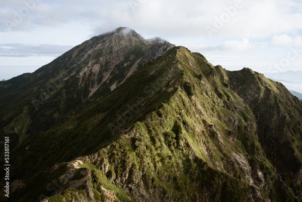 Fototapeta 雲と山