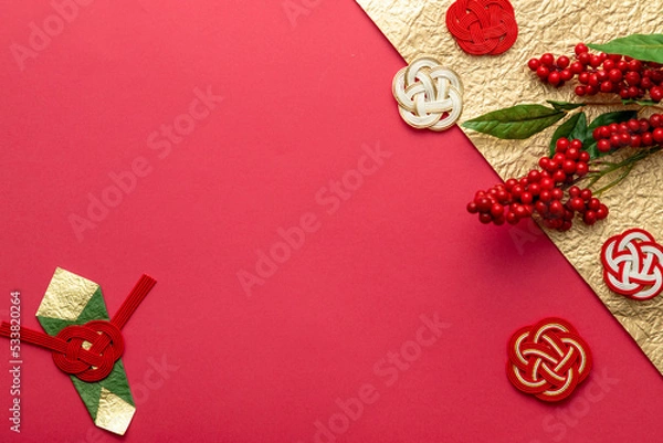 Obraz 正月背景赤