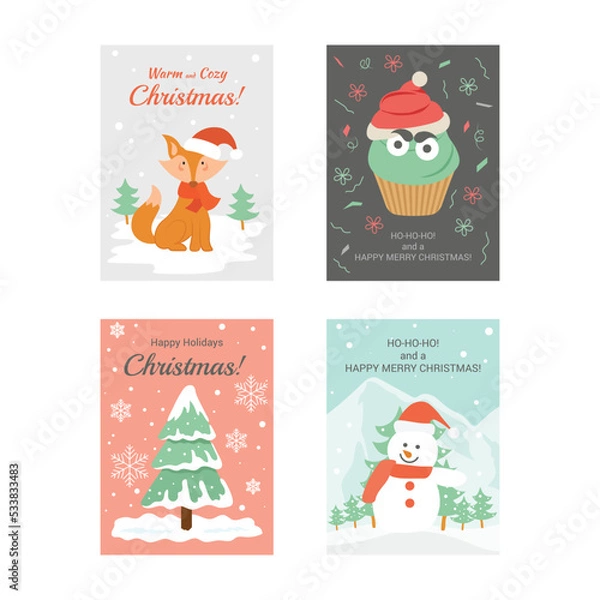 Fototapeta Christmas Cards 