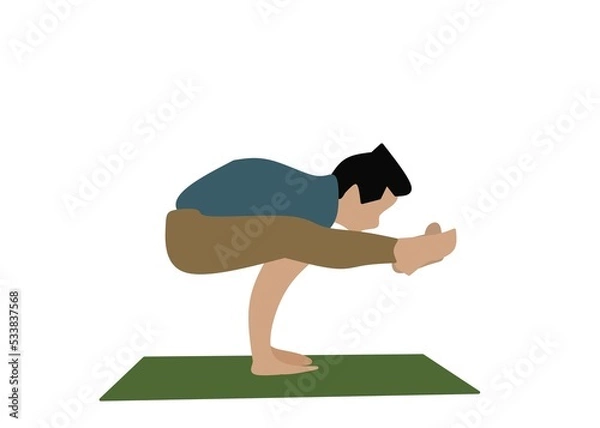 Obraz yoga pose vector