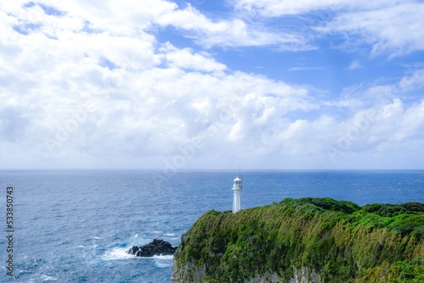 Fototapeta 足摺岬灯台