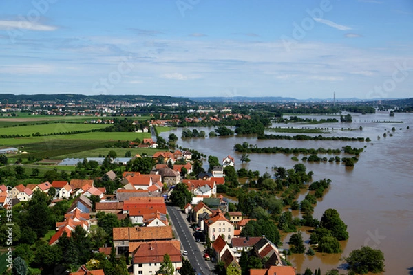 Obraz Elbehochwasser