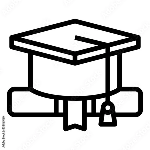 Obraz Student Outline icon